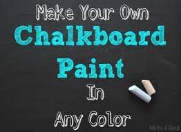 Own Chalkboard Paint In Any Color