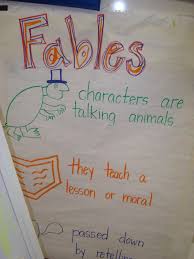 Fables Anchor Chart Teaching First Grade Writing Anchor