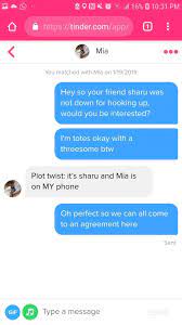 I matched with her and her friend. Both had “no hookups” in the bio :  r/Tinder