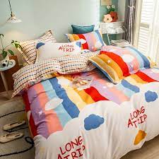 rainbow bedding set printed 2021 new