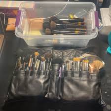 make up brush set and brush belt for