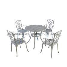 Maybe you would like to learn more about one of these? Rust Proof Outdoor Garden White Patio Cast Iron Bistro Table Set China Patio Dining Set Outdoor Table Made In China Com