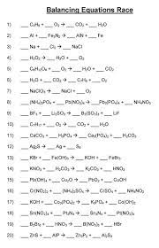 Balancing Chemical Equations Mr