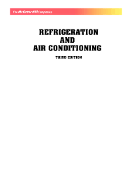 Pdf Refrigeration And Air Conditioning Third Edition
