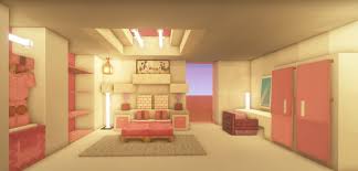 minecraft pink modern bedroom ideas and