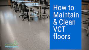 how to maintain and clean vct flooring