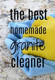 homemade granite cleaner creative