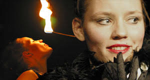 <b>Lucy Lou</b> takes on diverse personas in different variety acts using juggling, <b>...</b> - show_glanzglitter