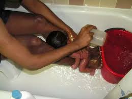 Bath oil may soften water as well. How To Give Bath For New Born Baby Quora