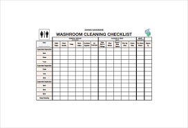 20 Bathroom Cleaning Schedule Templates Pdf Doc Free