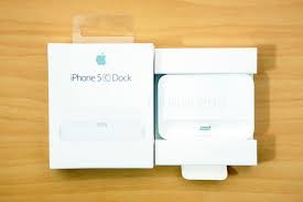 apple iphone 5c dock unboxing