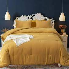 Cottonight Mustard Yellow Comforter