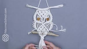 How To Macrame Owl Pictorial Instructions