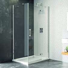 Frameless 8 Inline Hinged Shower Door