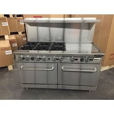 6 Burner Range With 24 Griddle And