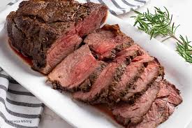 top round roast beef with italian herb