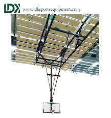 special ceiling mounted basketball hoop