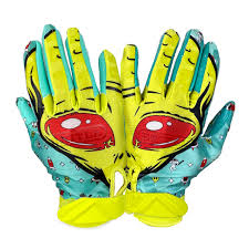 To measure for football gloves, you can use two methods. Alien Back Of Hand Football Gloves Battle Sports