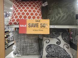 home decor pillows for 50 off at fred meyer