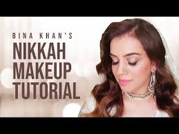 nikkah makeup look with bina khan