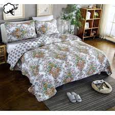 Lightly Quilted Coverlet Set Abigail Queen