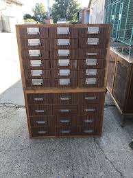 industrial cabinet with drawers 1950s