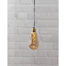 Amber Edison Lamp Battery Powered