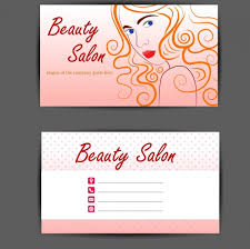 beauty salon name card template
