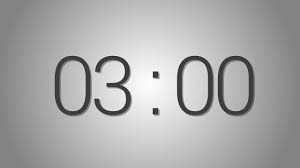 3 Minutes Countdown Timer Beep At The End Simple Timer Three Min
