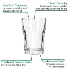 12 Oz Duratuff Gibraltar Beverage Glass