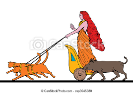 Geshas/getty images) some cats absolutely love the outdoors, even in winter. Freya Norse Goddess Of Love And Beauty Riding A Chariot Pulled By Two Cats And Wild Boar Walking At Her Side Canstock