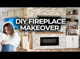 Diy Electric Fireplace Makeover Under