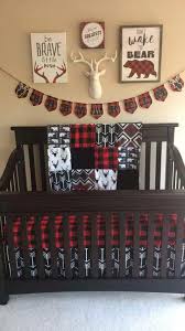 Boy Crib Bedding Bear Buck Buffalo