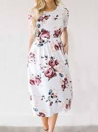 Feeling Gorgeous Floral Print Dress In 2019 Clothes
