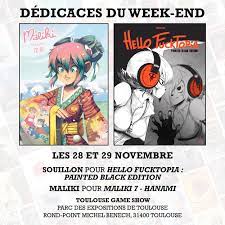 Ankama Editions - Souillon dédicacera au Toulouse Game Show Hello Fucktopia  – Painted Black Edition, et le tome 7 de Maliki | Facebook