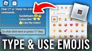 how to use emojis in roblox pc full