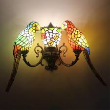Stained Glass Wall Lamp