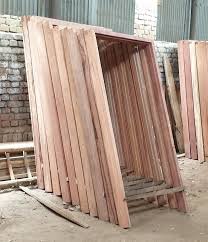 red msian sal wood door frame for