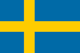 An asymmetrical horizontal cross, with the crossbar closer to the hoist than the fly. File Flag Of Sweden 3 2 Svg Wikimedia Commons
