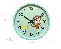 Kids Wall Clock 10 Inch Silent Non