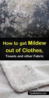get mildew out of clothes