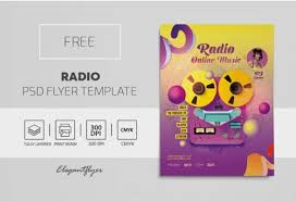 free radio flyer template in psd