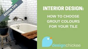 One of the most popular choices in home design today is white tile with gray grout. Interior Design Tips How To Choose Grout Colour For Your Tiles Youtube