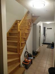 change stairs from carpet to wood