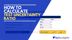 How To Calculate Test Uncertainty Ratio