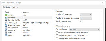 nesting rhel7 kvm on vmware workstation