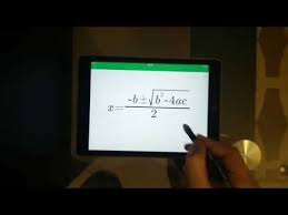 Ipad For Writing Math Formula