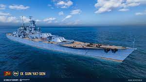 World of Warships Supertest: Pan-Asian Tier IX Premium Battleship Sun Yat- Sen