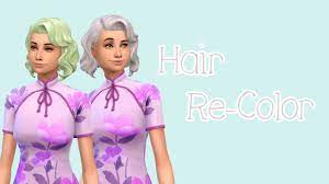 how to make sims 4 cc hair recolors