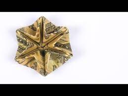 String a couple of trees together if you want to make a festive garland. Xmas Money Origami Star Diy Christmas Money Gift Ideas Youtube Christmas Origami Origami Christmas Star Money Origami